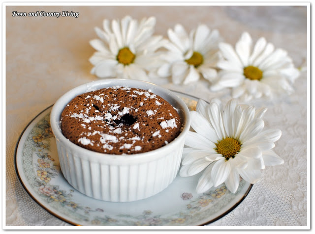Easy Chocolate Souffle by Town and Country Living