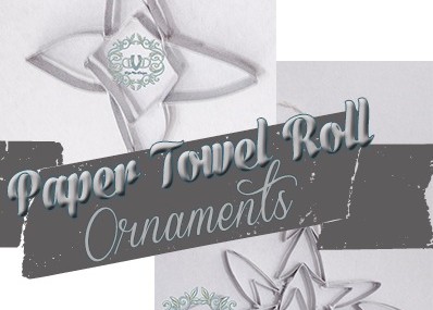 Paper Towel Roll Ornaments