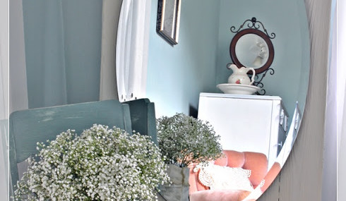 Create a Full Length Mirror from an Old Door