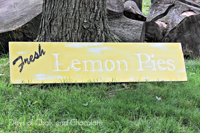 Lemon Pies Vintage Sign