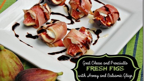 Goat Cheese, Prosciutto, and Fresh Figs