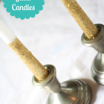 5-Minute Glitter Candles