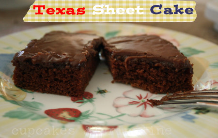 Texas Sheet Cake Goodness