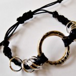 Double Stacked Ring Woven Bracelet
