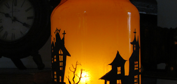 How to Make a Halloween Candle Jar
